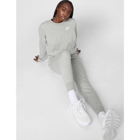 NWT Nike Women's Sportswear Club, Dark Grey Heather/White M - Picture 4 of 7